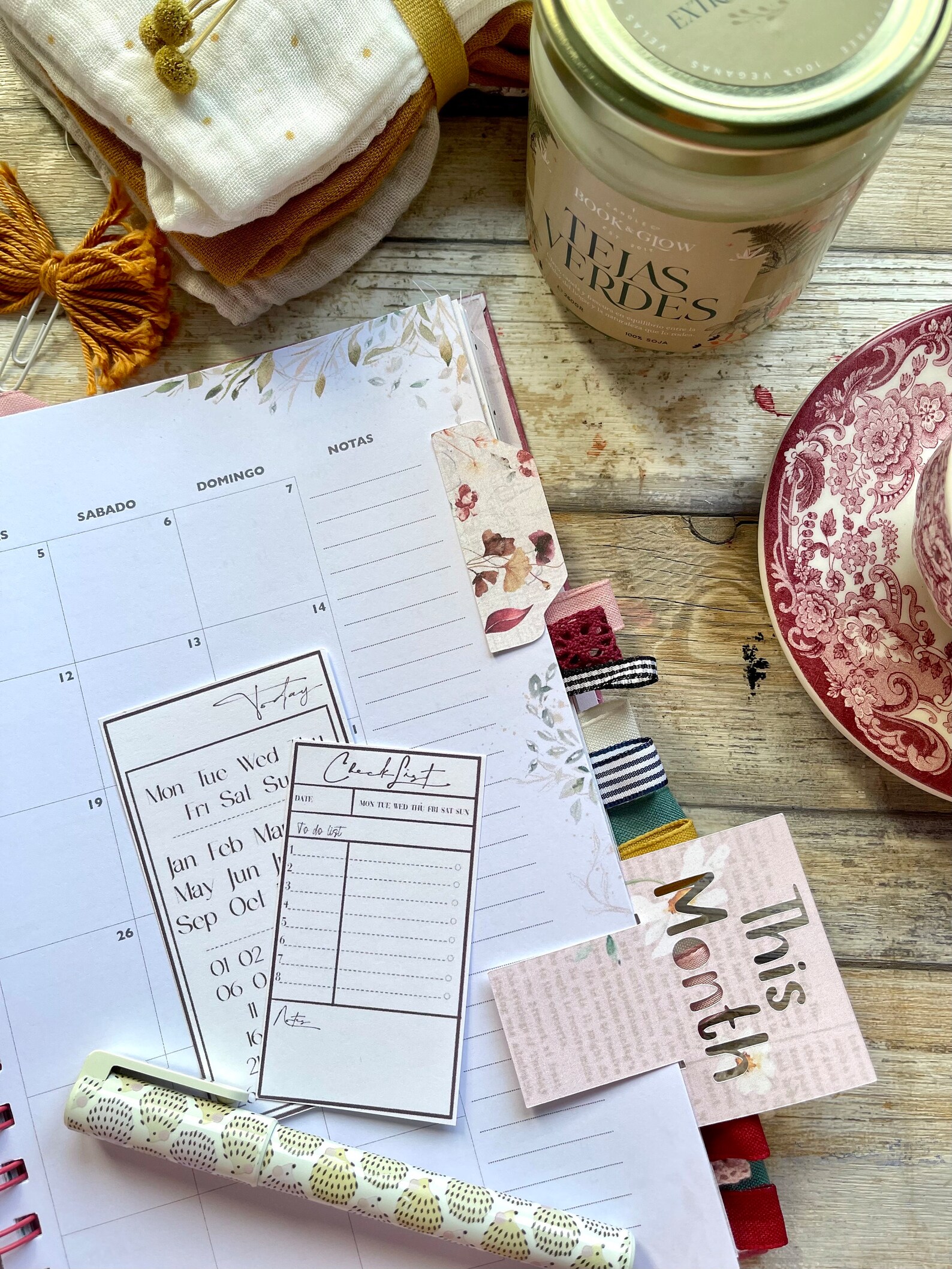 12 PORTADAS y 3 LAMINAS de AGENDA 2023 Agenda semanal Etsy España