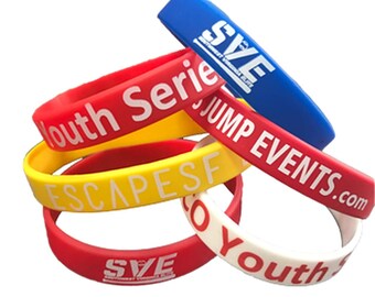 75 Personalised Fabric Wristbands Your wristband//your design