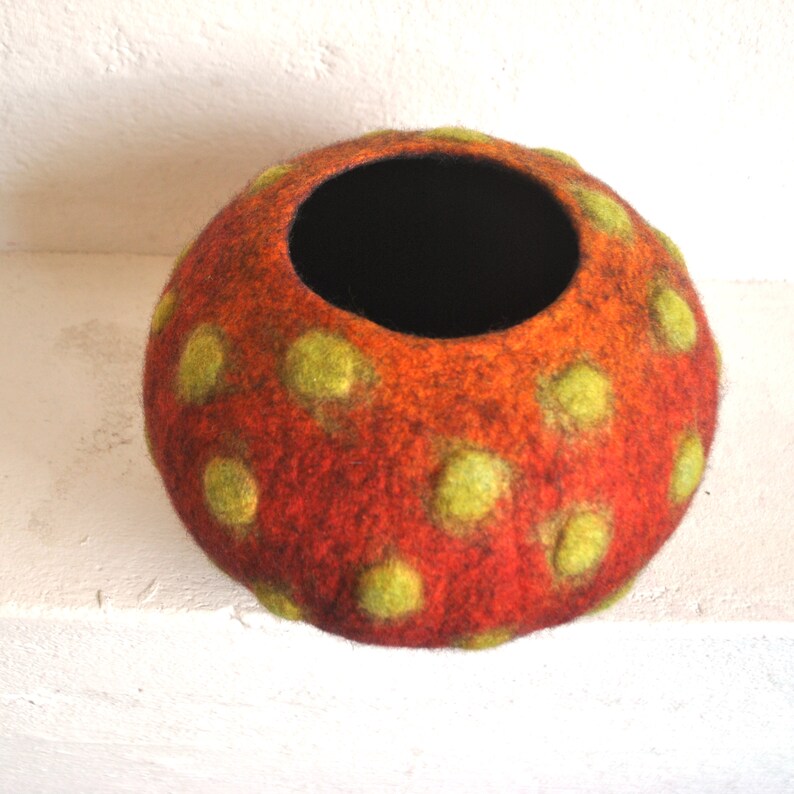 Felted vessels OOAK OOAK2