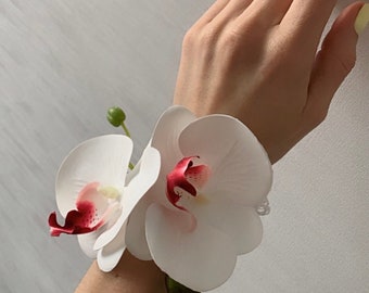 Orchid Wrist Corsage Etsy