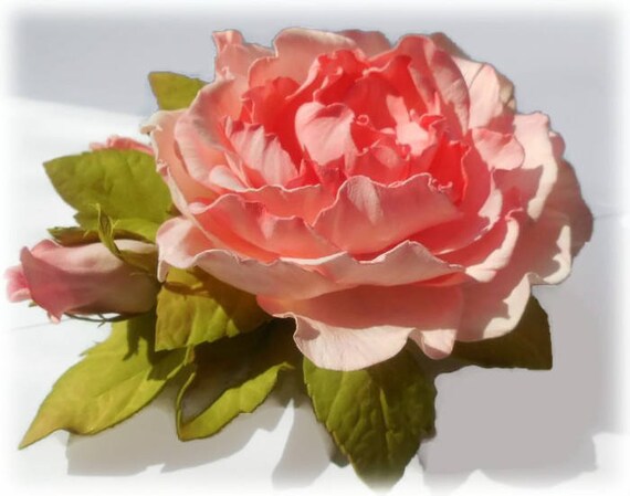 Pink Peony Hair Clip Flower Barrette Coral Wedding Pink Etsy Pink Peony Hair Clip Flower Barrette Coral Wedding Pink Etsy
