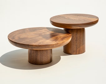 Modern Wood Cake Stand Food Riser