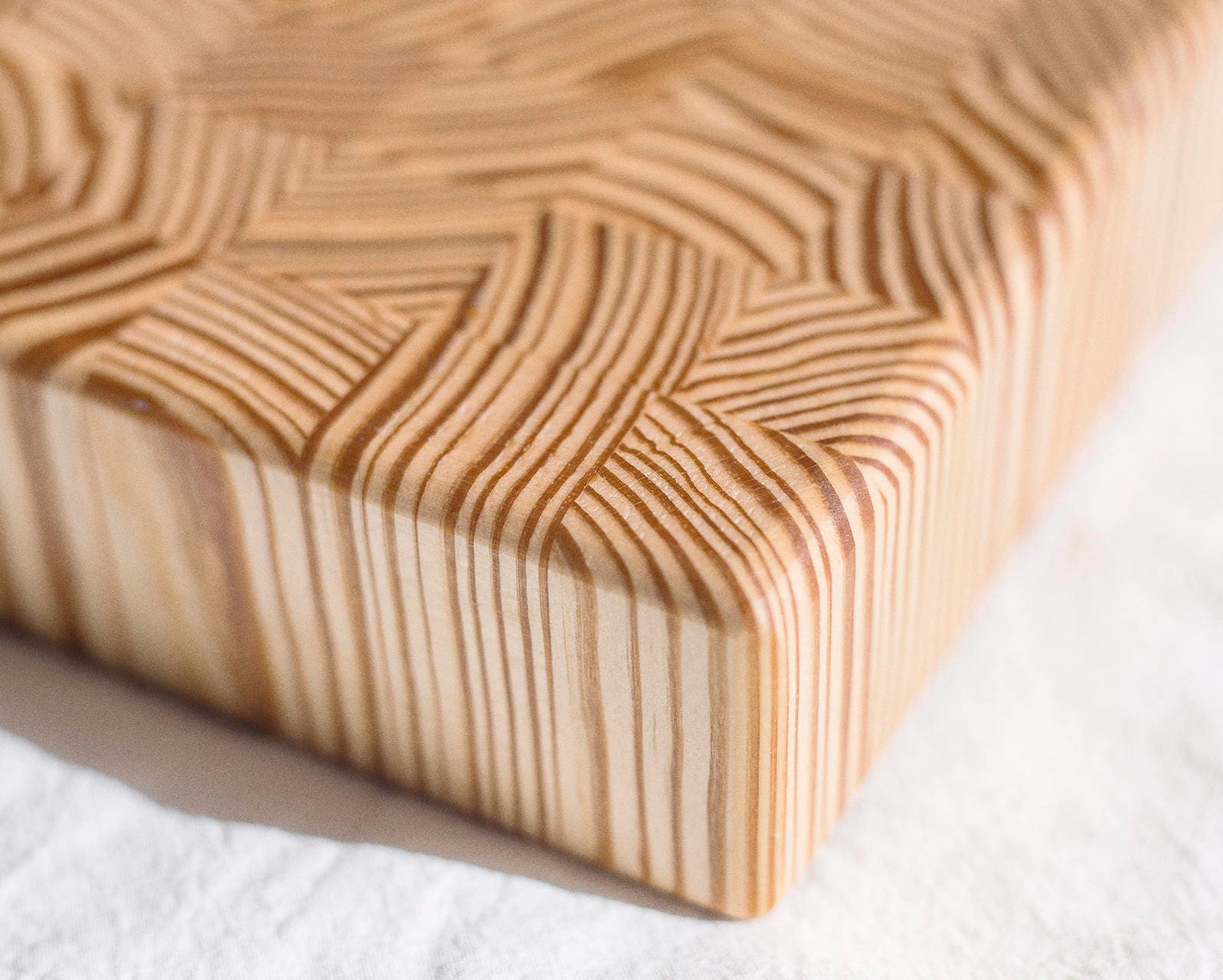 Southern Yellow Pine End Grain Cutting Board Etsy UK