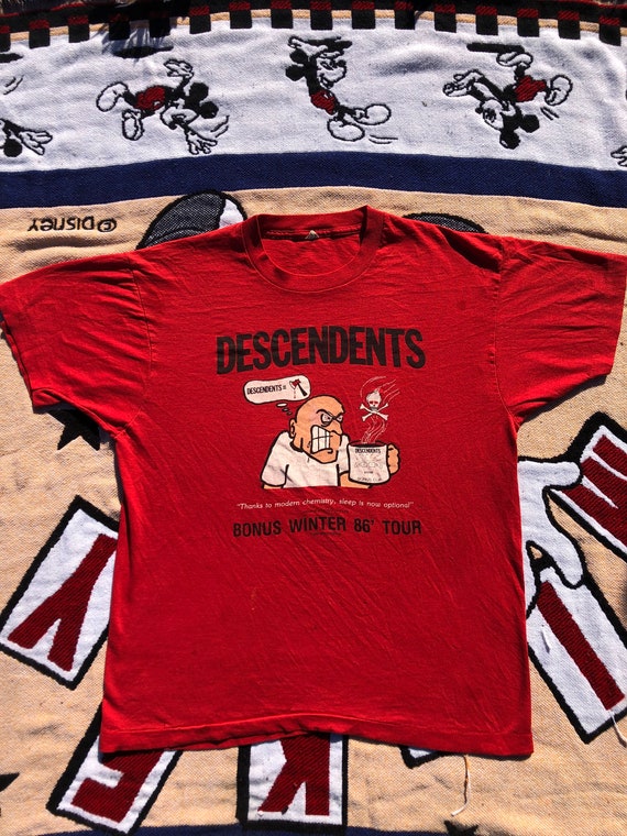 Vintage 1985 Descendents tour T-shirt (xl) - image 1