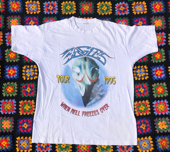 Vintage 1995 Eagles Tour  T-shirt (Xl) - image 1