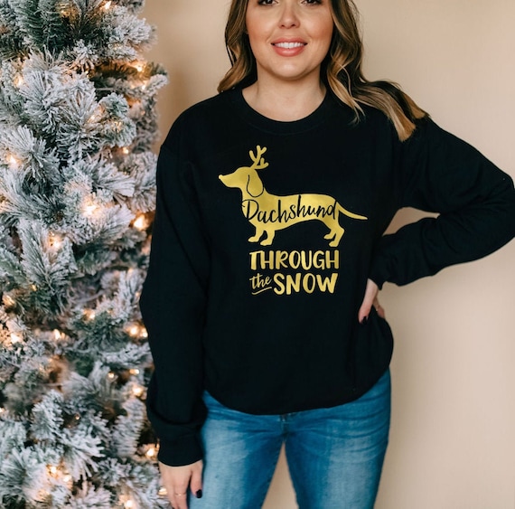 dachshund christmas jumper