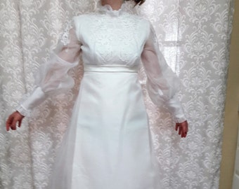 1960s Long Wedding Dresses