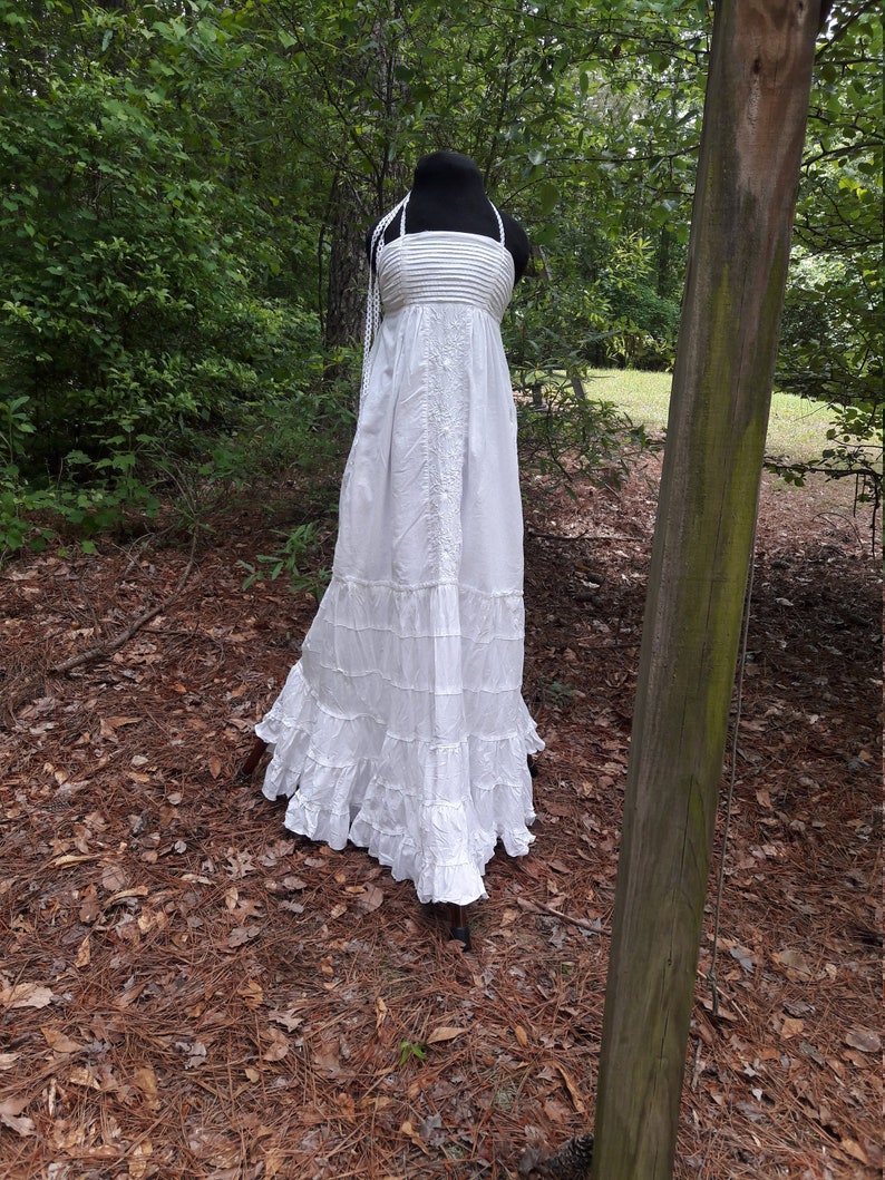 Flowing Beach Dress Hippie Wedding