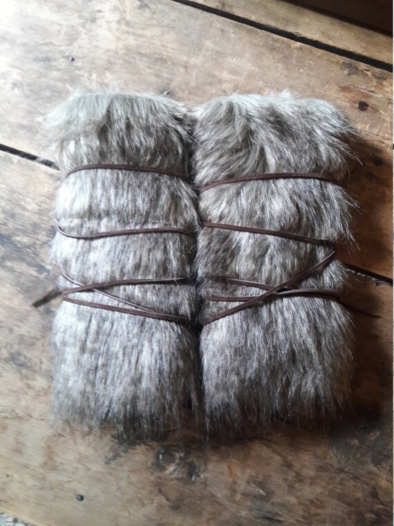 faux fur arm wrap