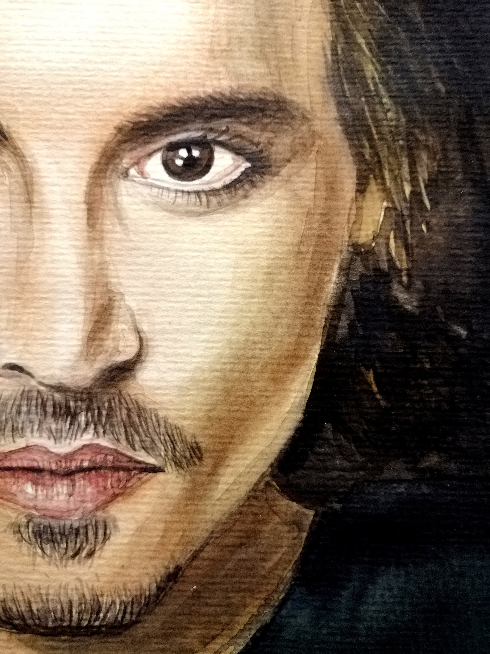 Johnny Depp Original Watercolour Painting Fan Art, Actor, Portrait - Etsy