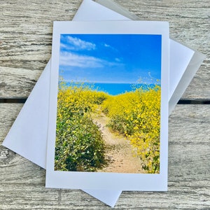 Wildflowers Note Card, Floral Note Card, Botanical Greeting Cards, Blank Note Cards, Floral Stationery