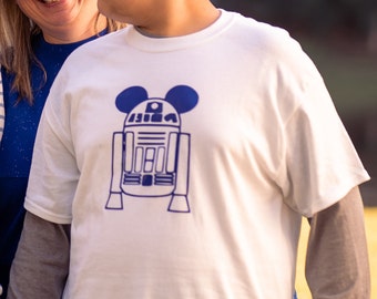 R2D2 with Mickey ears shirt