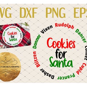 Cookies for Santa Cut File