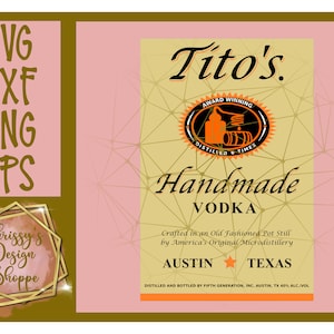 Vodka Label