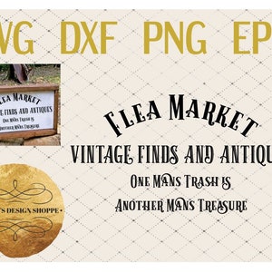 Flea Market SVG Cut File