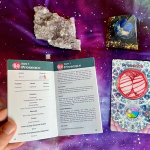 Order Of The Twelve Mushrooms Holographic Oracle Deck, Guidebook and Membership Synchronicity, Reincarnation, Sacred Geometry, Chakras image 8