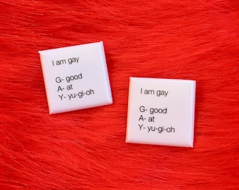 I AM GAY 2-Piece Pin Set