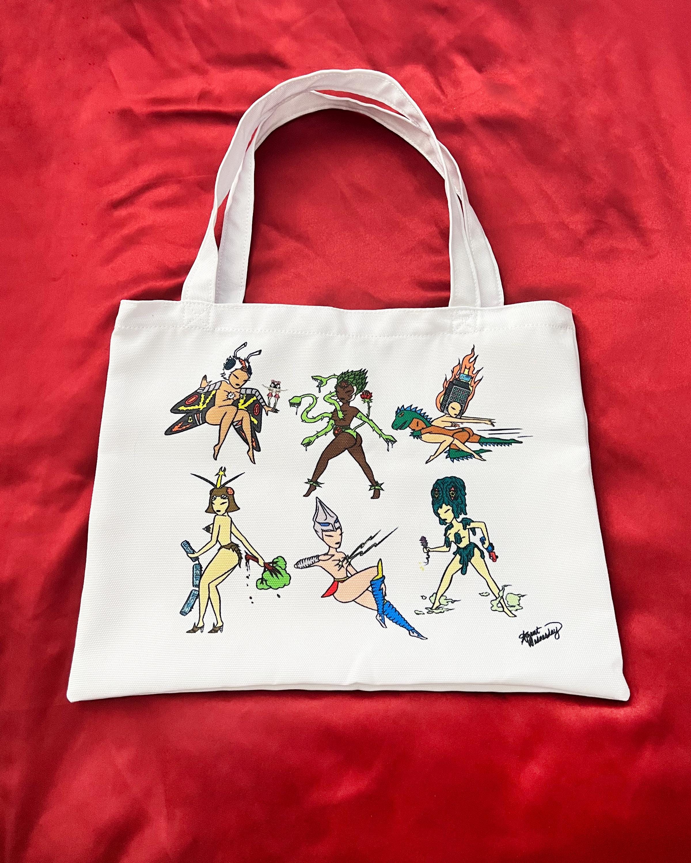 KAIJU GIRLS Burlesque Tote Bag