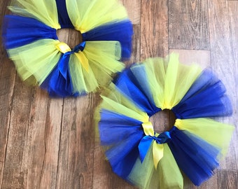 Yellow and Blue Tutu - Etsy