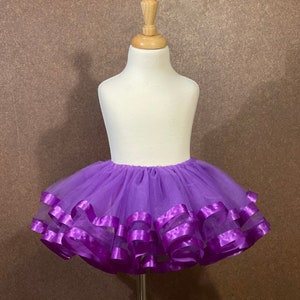 Purple Birthday Tutu / Birthday Tutu for Girl / Purple Birthday / Tutu For Girls  / Girls 9th Birthday / Grape Purple Dress Up Tutu