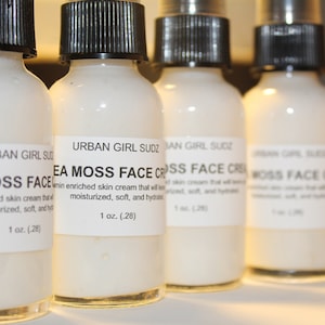 Sea Moss Face Cream Moisturizer for smoother and softer skin