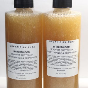 Waschnuss Body Wash, Süße Orange & Zedernholz, Vegan, 235 ml