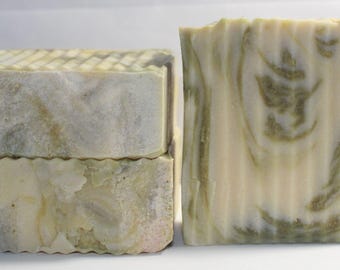 Rice Milk Soap Scented with Thai Lemongrass Essential Oil