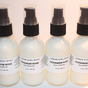 Geranium Rose Face Moisturizer: For Dry & Aging Skin
