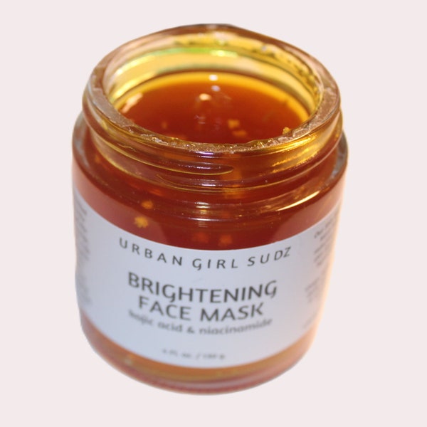 SKIN BRIGHTENING FACE Mask with kojic acid to help even skin tones, blotchy skin tones, great for men, women, and teens