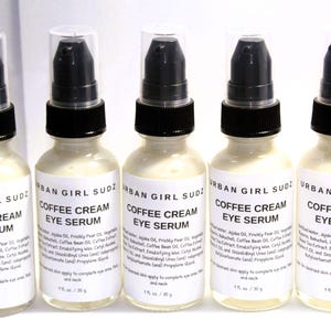 Coffee Cream Eye Serum: Reduce Dark Circles & Puffiness