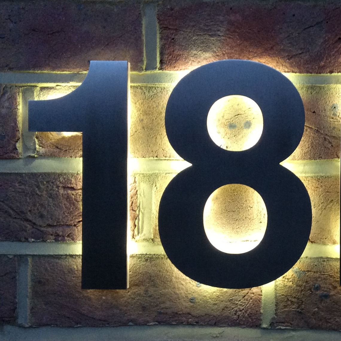 illuminated house numbers