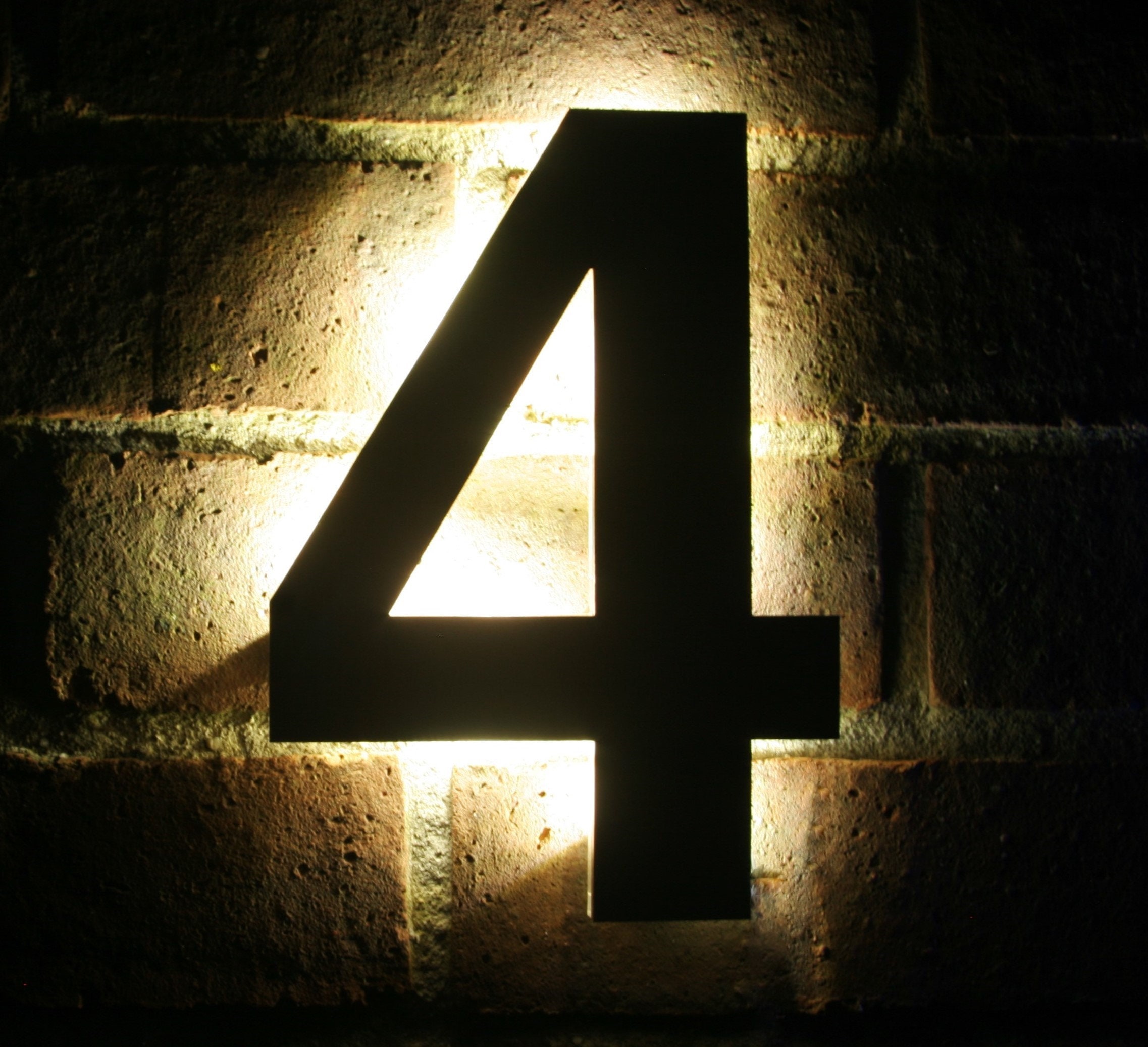 illuminated house numbers