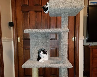 Hazel's Kitty Tower 54-Inches tall (with a base of 27in x24in wide) Digital Download