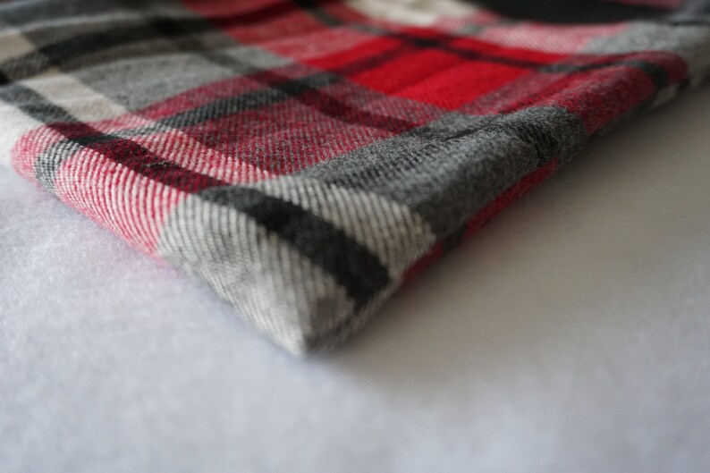 Bonding Pouch Plaid Flannel
