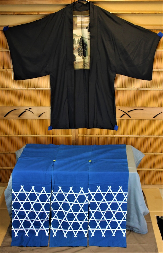 Vintage japanese orange fabric Gem