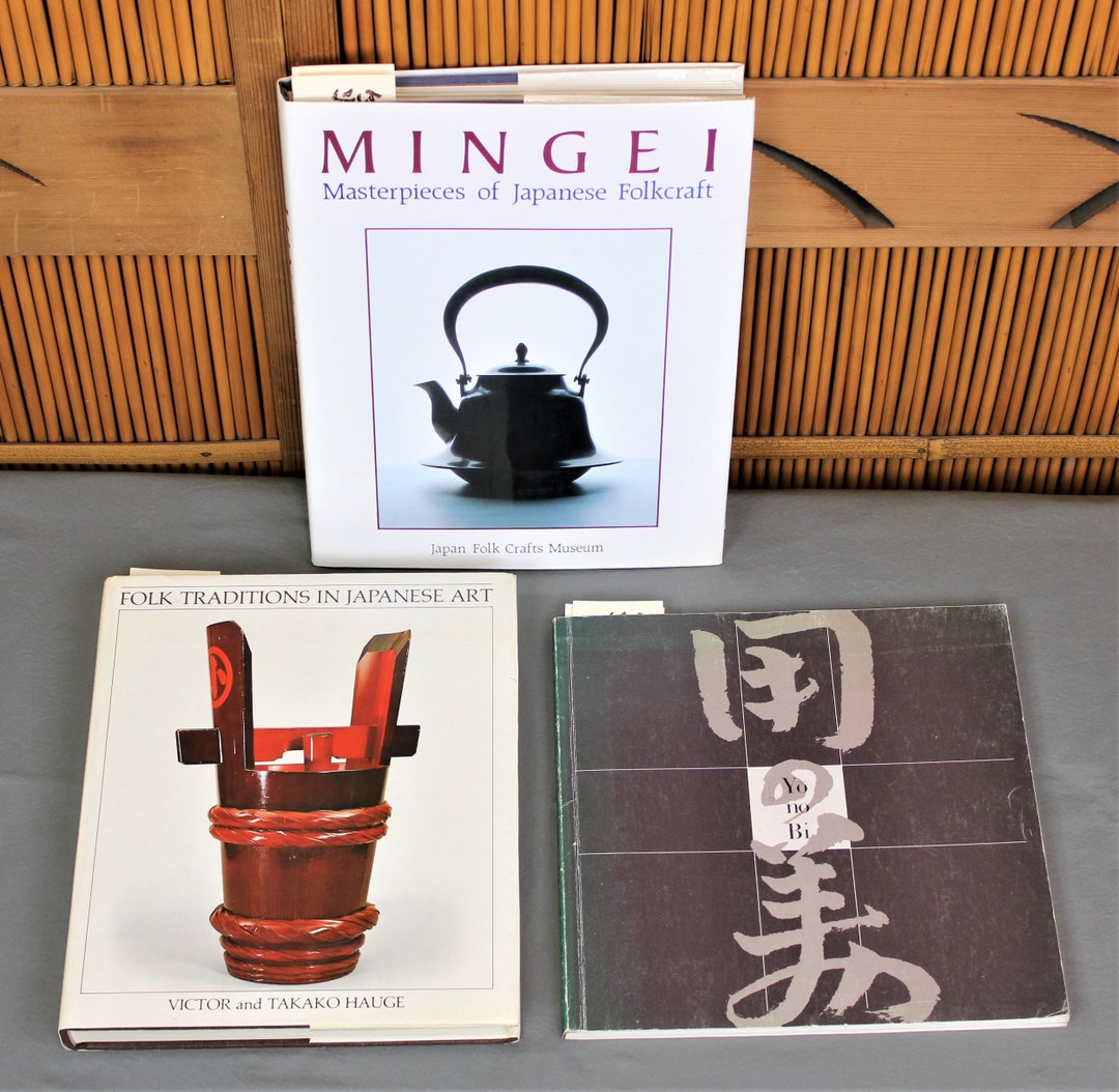 3 Vintage Books Mingei Masterpieces Folk Traditions in Japanese Art Yo No Bi Textiles, Ceramics, Metal, Wood Items, Japanese Folk Arts - Etsy 3 Vintage Books Mingei Masterpieces Folk Traditions in Japanese Art Yo No Bi Textiles, Ceramics, Metal, Wood Items, Japanese Folk Arts - Etsy