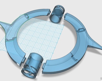 3D Files: Star Wars Seventh Sister Open Saberguard 3D Model