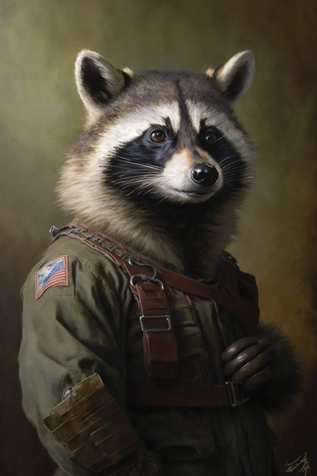 General Raccoon - Etsy