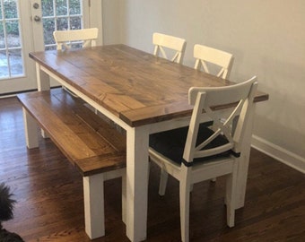 Farmhouse Dining Table Etsy