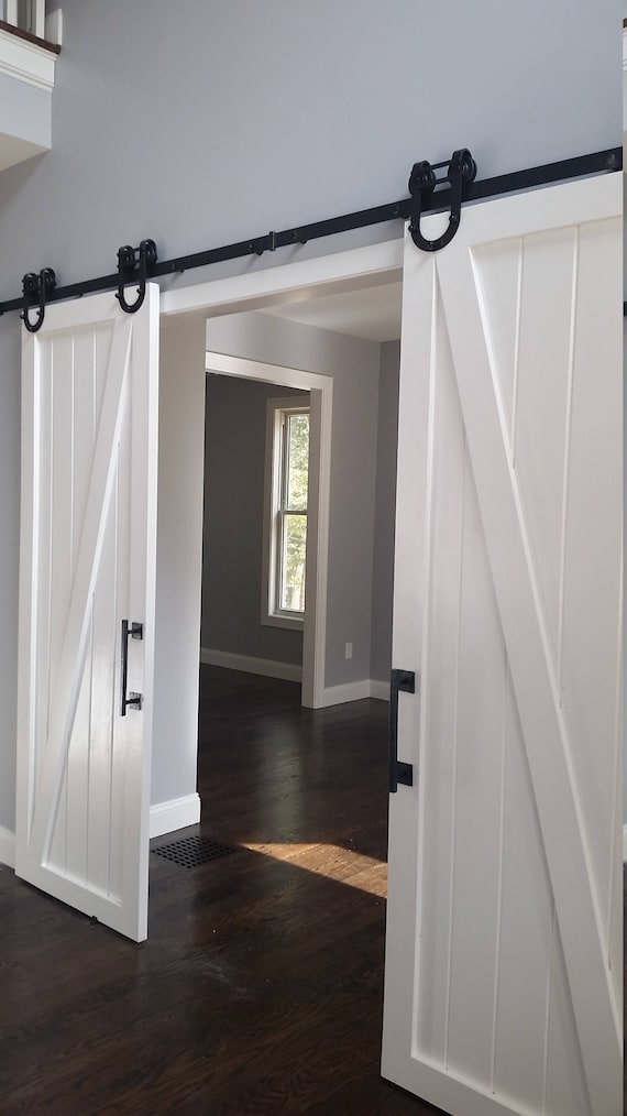 Barn Door Z Brace Style White 