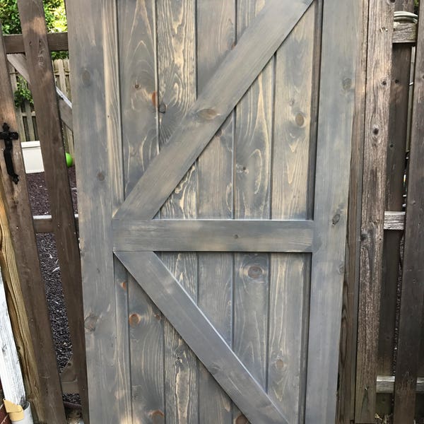 Barn Door British Brace Style