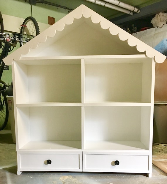 pottery barn dollhouse bookcase