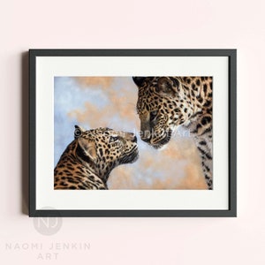 Leopard Art Print - Limited edition giclée print - A2, A3, A4