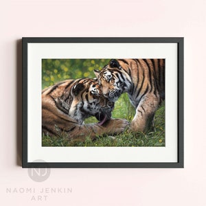 Tiger Art Print - Limited edition giclée print - A2, A3, A4