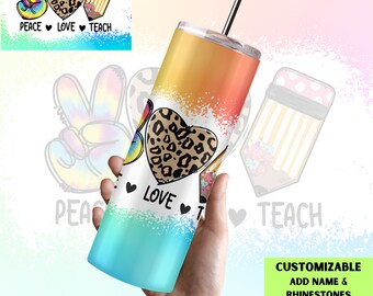 Teacher Tumbler Gift Custom Gift for Teacher Gifts Personalized Teacher Appreciation Gift Teacher Life Gift Teacher name skinny Tumbler