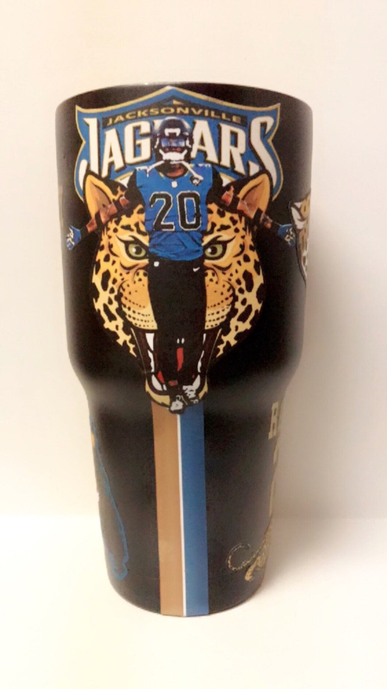 Jacksonville Jaguars Stainless Steel Tumbler Etsy