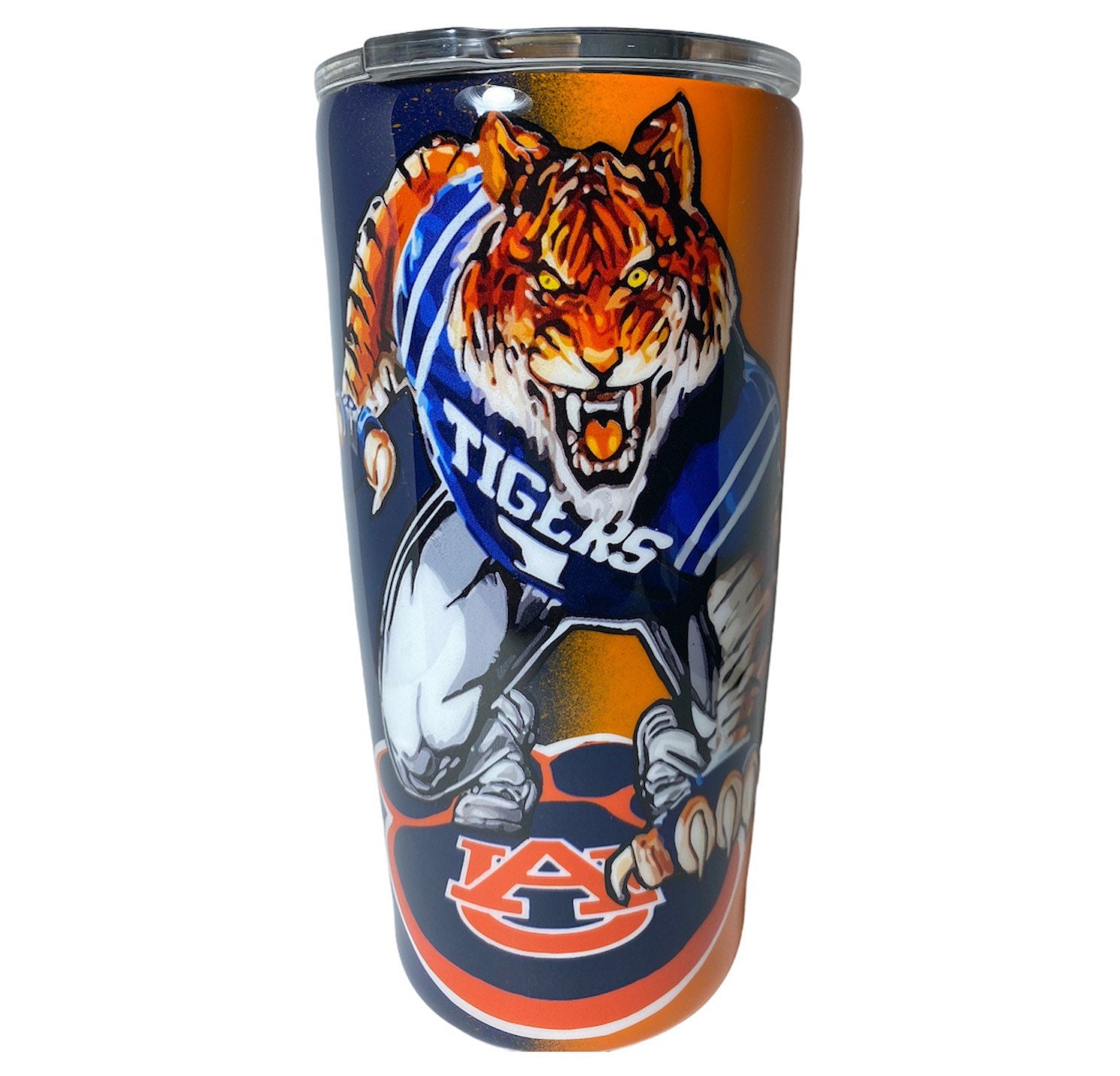 Auburn Tigers Stainless Steel Tumbler Etsy