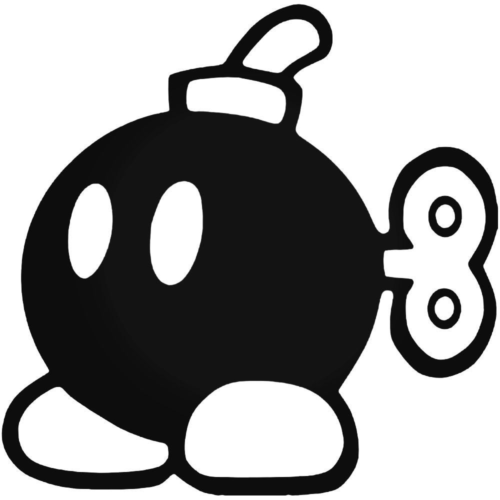 Bob-omb Decal Choose your color FREE SHIPPING. Approx. | Etsy