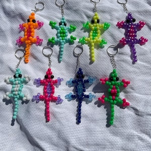 Large Beaded Lizard Keychains