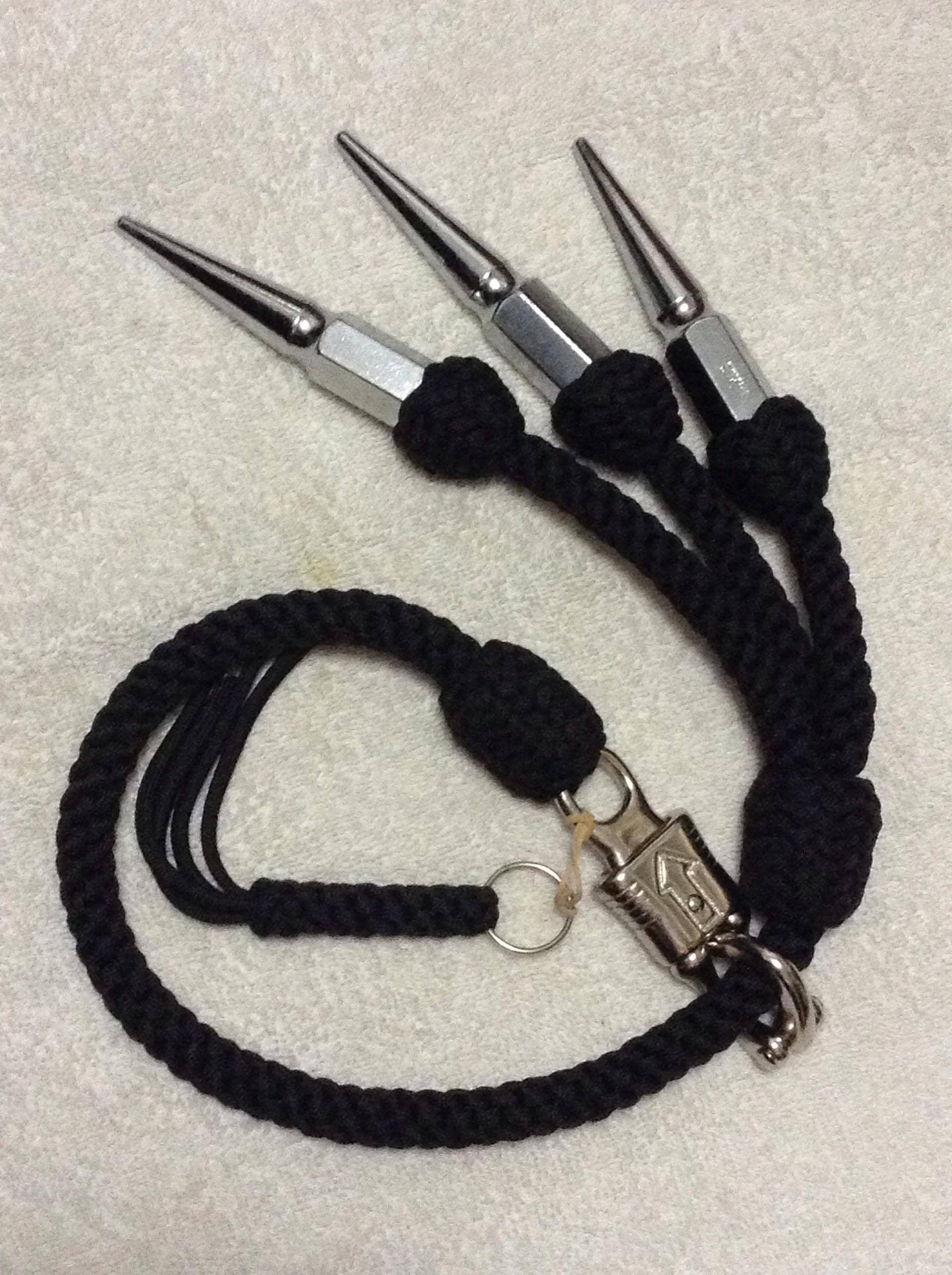 The 550 paracord spiked bikers whip Etsy